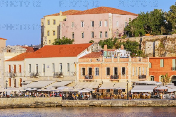 The Venetian Harbour, Chania, Crete, Greek Islands, Greece, Europe