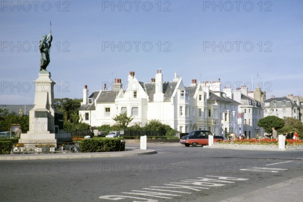 War memorial, Road of Remembrance, Folkestone, Kent, England, United Kingdom, early 1960s, Europe