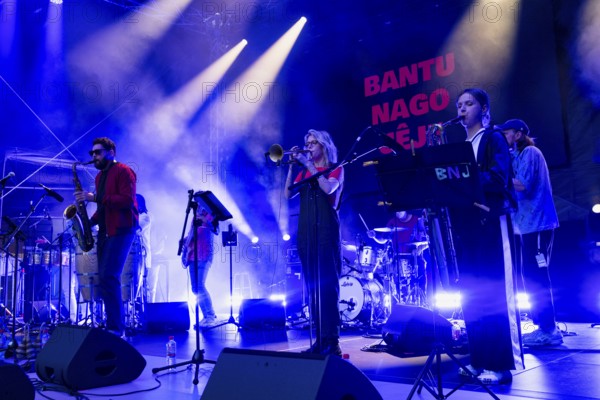 Concert at the Schlüterhof, Humboldt Forum, Berlin, Germany, Europe