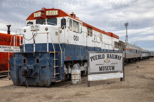Pueblo, Colorado, The Pueblo Railway Museum. The museum consists of an outdoor exhibit next to the