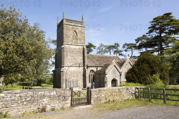 Village parish church of Saint James, Milton Clevedon, Somerset, England, UK