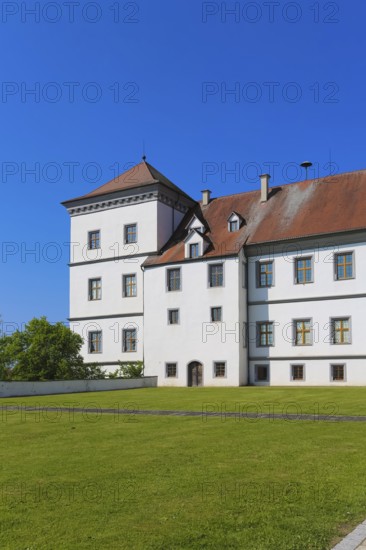 Meßkirch Castle, Castle of the Counts of Zimmern, Zimmern Castle, regular four-wing castle complex,