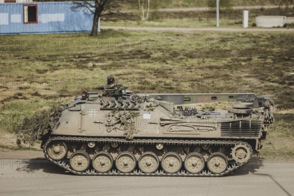 Büffel armoured recovery vehicle, photographed as part of a Bundeswehr exercise with armed forces