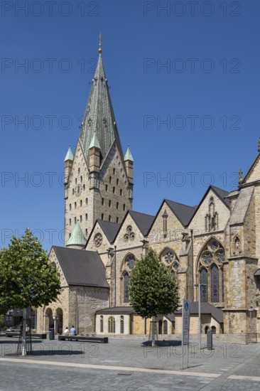 Paderborn Cathedral, Paderborn, Westphalia, North Rhine-Westphalia, Germany, Europe
