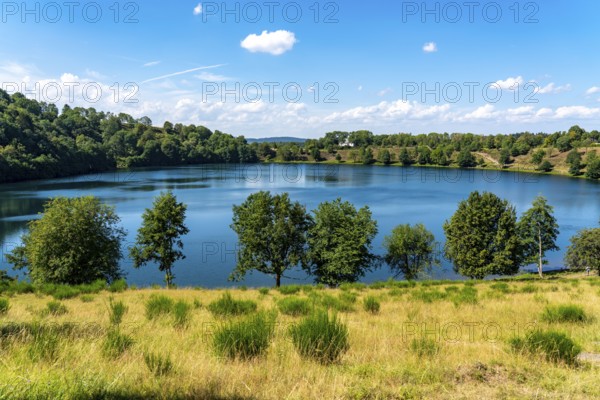 Weinfelder Maar, Vulkaneifel, Vulkansee, Eifel, Rhineland-Palatinate, Germany, Europe