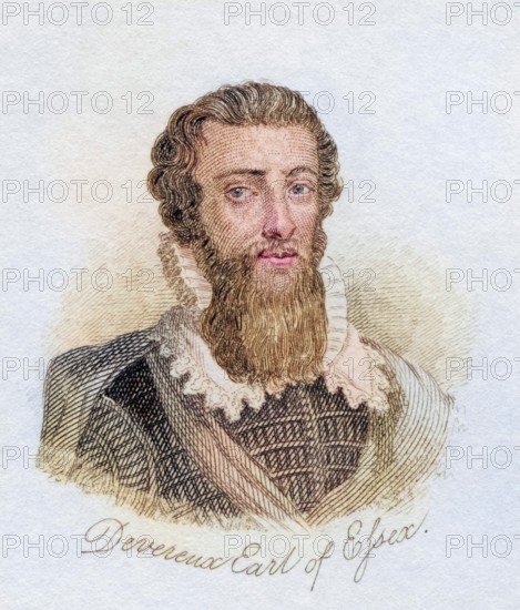 Robert Devereux, 2nd Earl of Essex, Viscount Hereford, Lord Ferrers, Lord Bourchier, 1567, 1601.