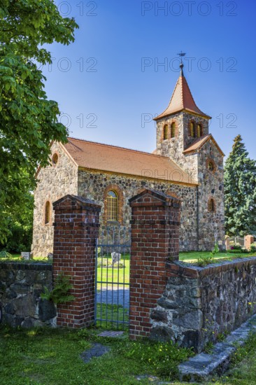 Schönefeld village church, Niedergörsdorf, Teltow-Fläming, Brandenburg, Germany, Europe