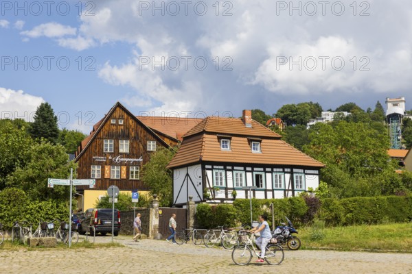 Friedrich Wieck Straße, Winery, Fährgut, August Böckstiegel Room, in the foreground the