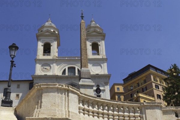 The church Santissima Trinita dei Monti, Santa Trinita dei Monti or Santissima Trinita al Monte