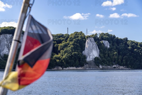 Excursion boat Alexander, round trip to the chalk cliffs of Rügen, viewing platform at the famous