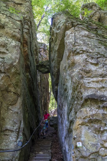 The Devil's Gorge, narrow, accessible gorge of sandstone rocks, with steep rocky gorges, near