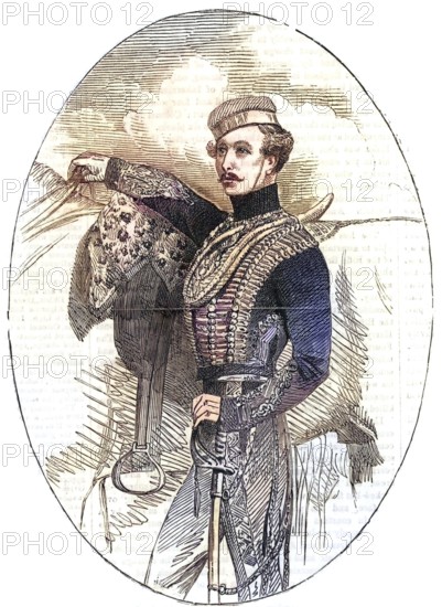 Lewis Edward Nolan (1820?-1854) English soldier, hussar captain and author on cavalry. He carried
