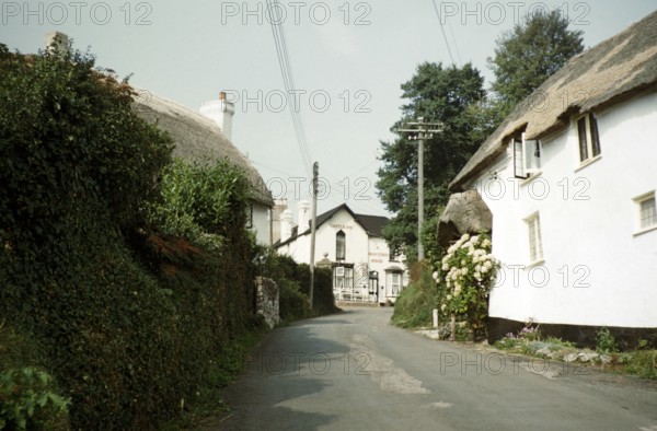Castle Inn pub, Heavitree House brewery, Holcombe village, England, United Kingdom, early 1960s,