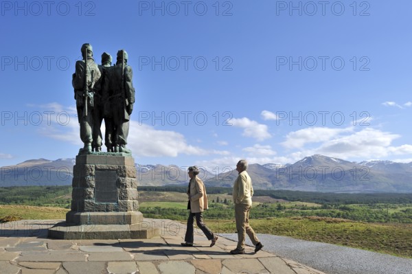Commando Memorial, bronze memorial by Scott Sutherland commemorating the commandos who trained here