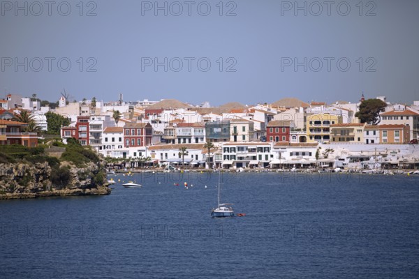 Calesfonts fishing port, Es Castell, Mao, Mahon, Menorca, Spain, Europe