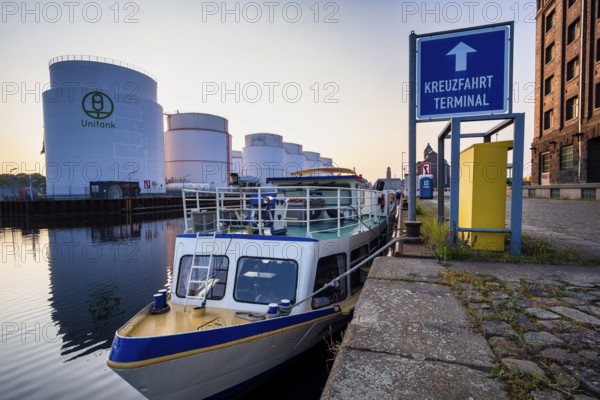 Cruise terminal in Westhafen, Berlin, Germany, Europe