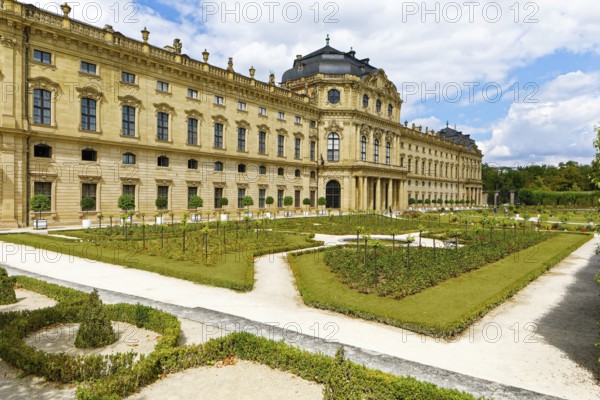 Würzburg Residence with Court Garden, Baroque, Baroque Garden, 18th century Old Town, Würzburg