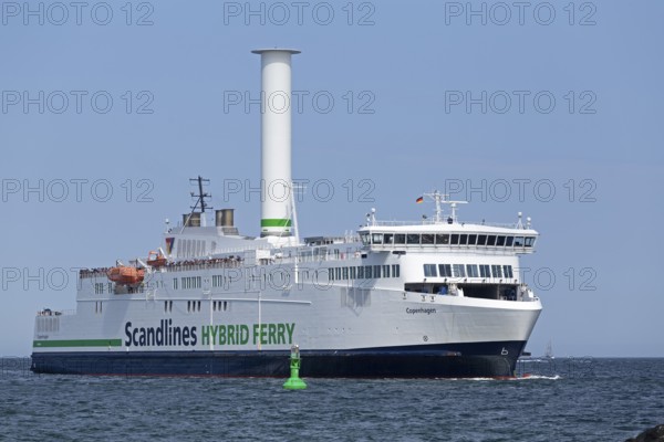 Scandlines Hybrid Ferry, Baltic Sea, Hanse Sail, Warnemünde, Rostock, Mecklenburg-Vorpommern,