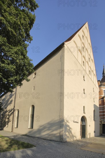 Historic Kornhaus built in 1511, Freiberg, Saxony, Germany, Europe