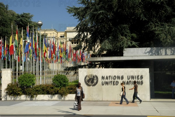 United Nations, UNO, UN, Palais des Nations, Place des Nations, Geneva, Canton of Geneva,