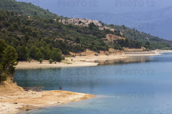 Lac de Sainte-Croix, back Sainte Croix du Verdon, Provence-Alpes-Côte d'Azur, Provence, France,