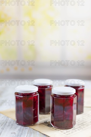 Food photography, beetroot (beta) pickling, beetroot