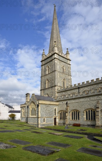 St. Columbs Catheral, Cathedral, Derry-Londonderry, Ulster Province, Northern Ireland, United