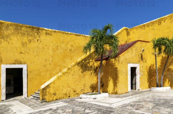 Spanish colonial military architecture, Fort San Jose el Alto, Campeche, State of Campeche, Mexico,