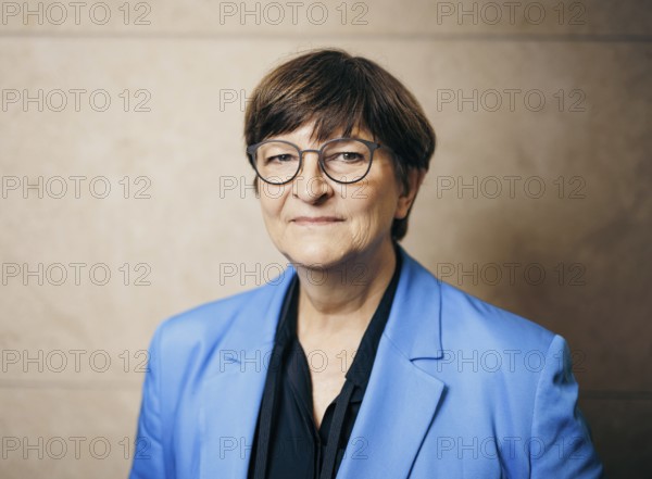 Saskia Esken, Bundesvorsitzende der SPD, aufgenommen im Rahmen eines Interview mit dem RND in