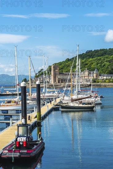 Oban Bay and Marina, Oban, Argyll and Bute, Scotland, UK