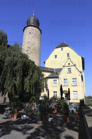 The Eisfeld Castle in Eisfeld, Hildburghausen County, Thuringia, Germany, Europe