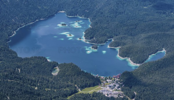 Eibsee lake, Bavaria, Germany, Europe