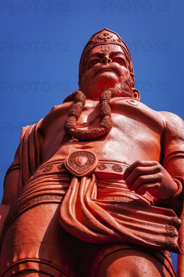 World's tallest statue of Lord Hanuman. Jakhoo Temple, Shimla, Himachal Pradesh, India, Asia
