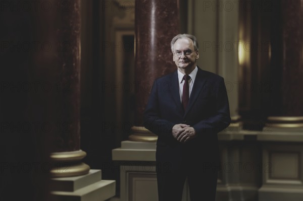 Reiner Haseloff, CDU, Minister President of Saxony-Anhalt, poses for a photo in Magdeburg,