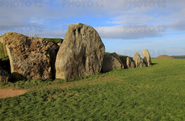 West Kennet neolithic long barrow, Wiltshire, England, UK