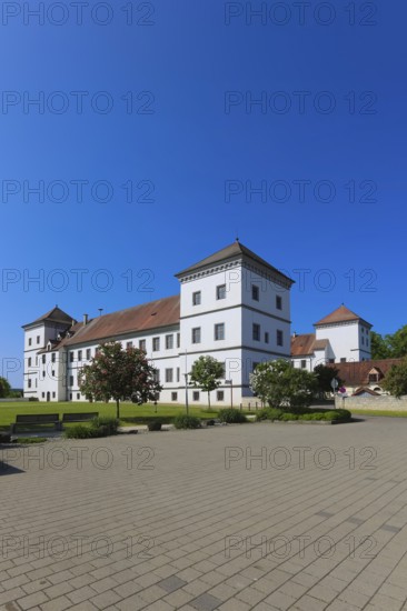 Meßkirch Castle, Castle of the Counts of Zimmern, Zimmern Castle, regular four-wing castle complex,