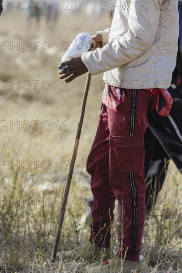 Herdsman in the field in Maraban Dare community, Plateau state, 07/02/2024