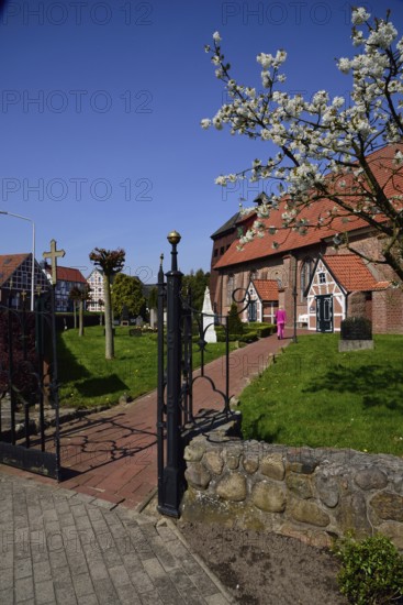 Germany, Lower Saxony, Mittelkirchen, St.-Bartholomäus-church, Europe