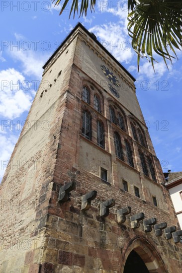 The Altpörtel at the end of Maximilianstraße in Speyer, Rhineland-Palatinate