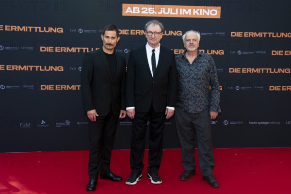Cle, ems Schick, Rainer buck, Bernhard Schütz, DIE ERMITTLUNG, Photo Call at the red carpet for the