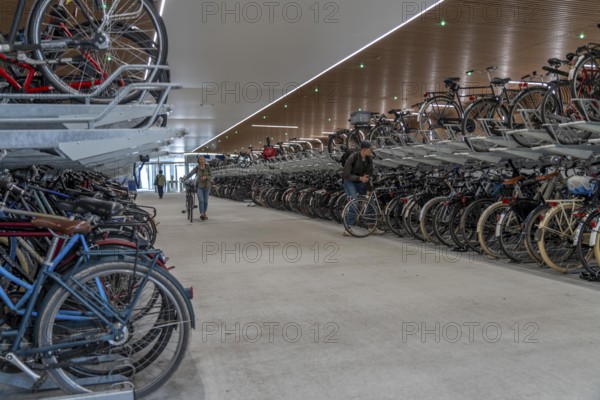 New bicycle car park at Amsterdam Central Station, IJboulevard, space for around 4000 bicycles,