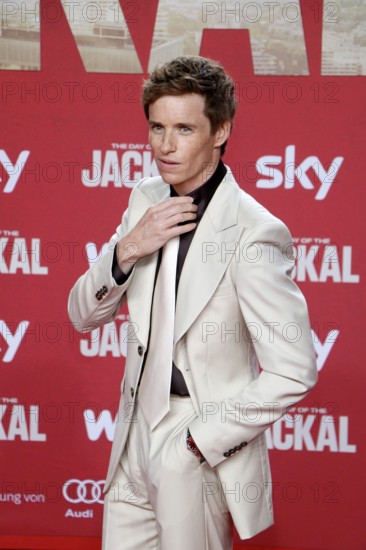 Eddie Redmayne at the German premiere of The day of the Jackal at the Zoo Palast in Berlin on 5