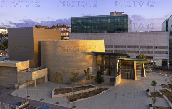Bet Shemesh, Heichal A Tarbut Culture Center Building and Beit Shemesh municipality panorama