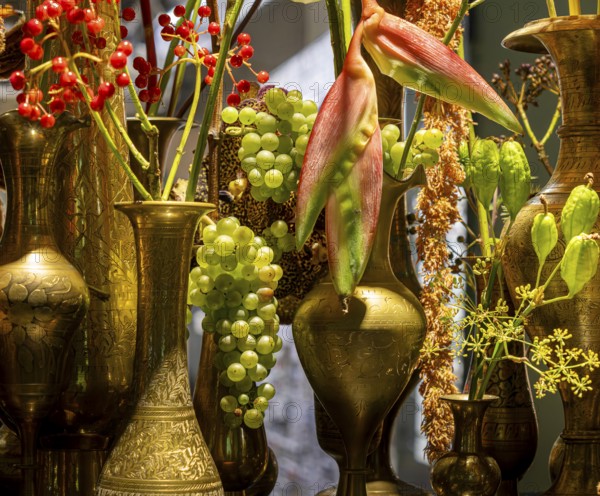 Artistic flower arrangements and decorations, German Floristry Championships, Berlin, Germany,