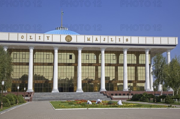 The Senate of the Oliy Majlis, upper chamber of the Parliament of Uzbekistan in Tashkent