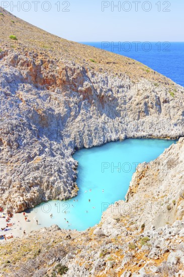 Seitan limania beach, Chania, Crete, Greek Islands, Greece, Europe