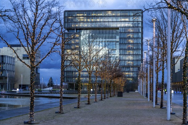 The Ruhr Tech Campus Essen, formerly the Thyssenkrupp Campus, headquarters of Thyssenkrupp,