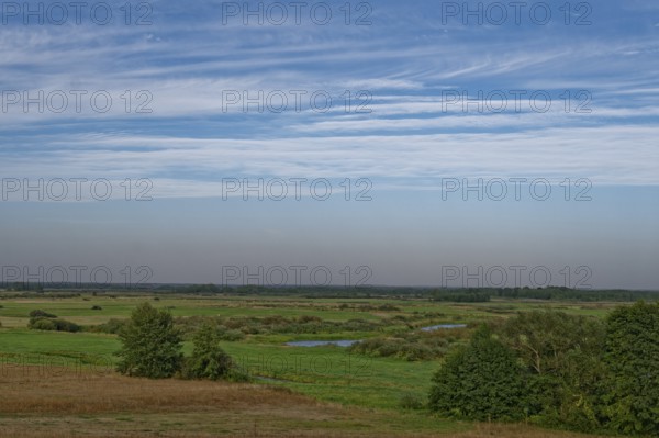 The Biebrza Valley in the Biebrza National Park in northern Poland. Burzyn, Podlaskie, Poland,