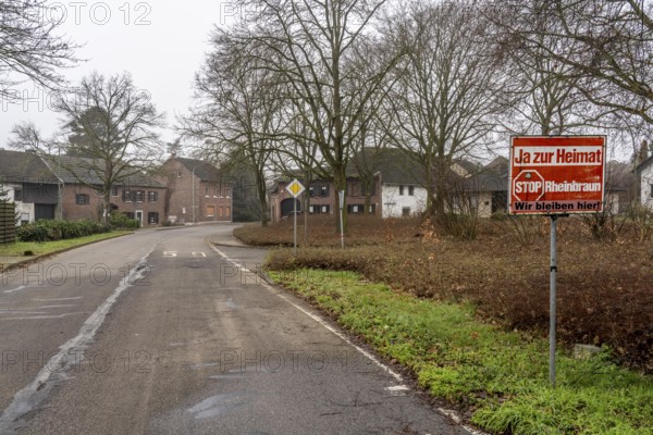 The village of Kuckum, originally intended to make way for the Garzweiler II open-cast lignite