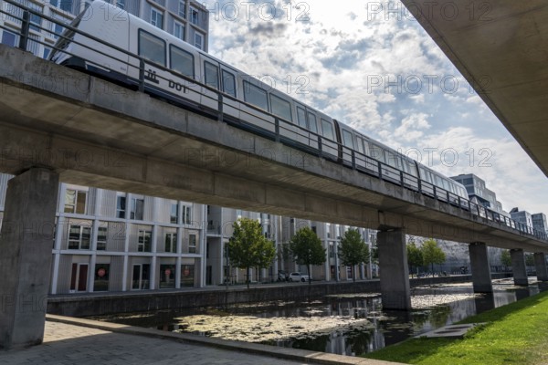 Ørestad district, youngest district of Copenhagen, on the island of Amager, planned in 1992 and